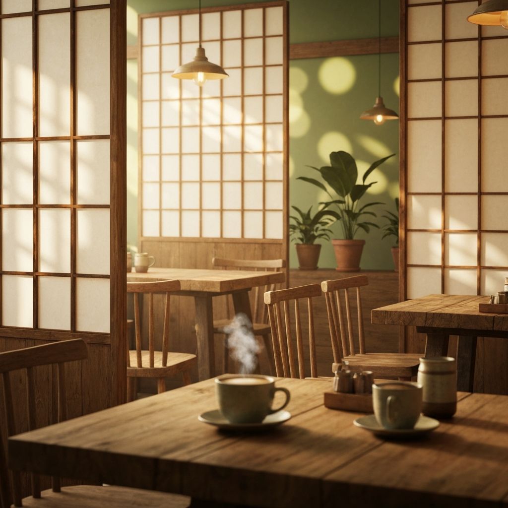 Cafe maron 店内の温かみある古民家の雰囲気